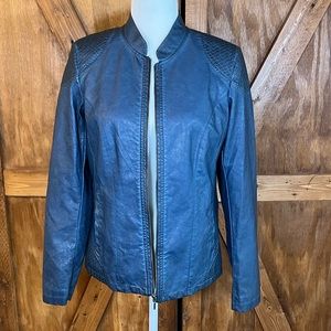 Ladies Tribal faux leather jacket. Size 4